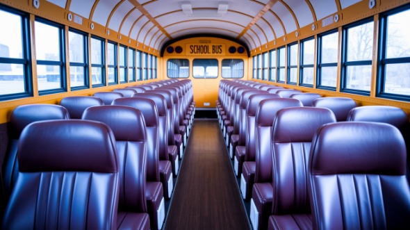 school bus rental interior mount prospect