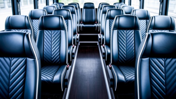 waukegan 15 passenger minibus inside