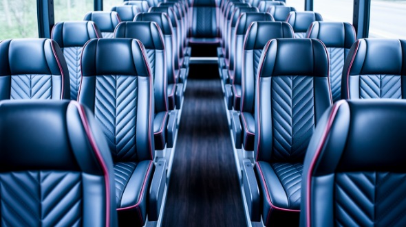 waukegan 18 passenger minibus inside