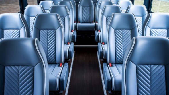 waukegan 18 passenger minibus interior