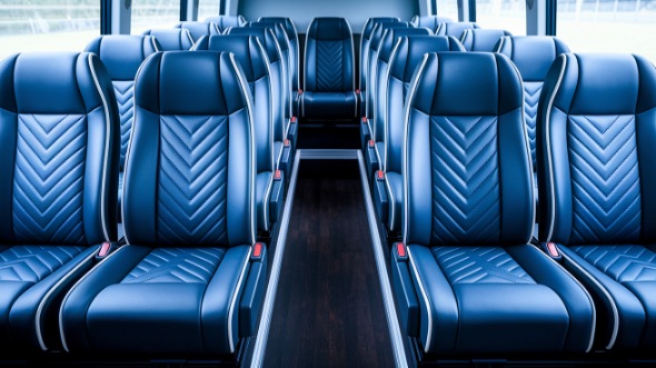 waukegan 20 passenger minibus inside