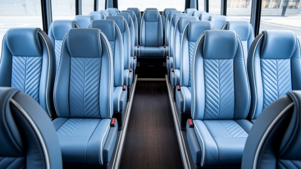 waukegan 20 passenger minibus interior