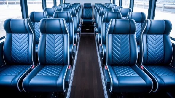 waukegan 25 passenger minibus inside
