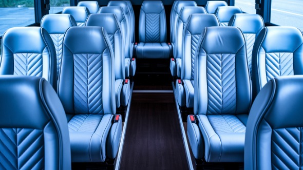 waukegan 30 passenger minibus inside