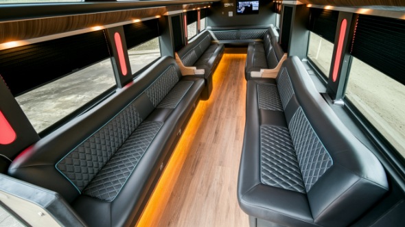 waukegan party bus rental inside
